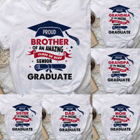 Thumbnail for Proud Brother Of An Amazing Class Of 2022 Graduation T-shirt