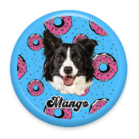 Thumbnail for Custom Dog Face Cutout Photo Flying Disc, Gift For Dog Lover, Dog Frisbee