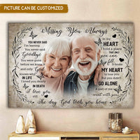 Thumbnail for Missing You Always Memorial Personalized Canvas