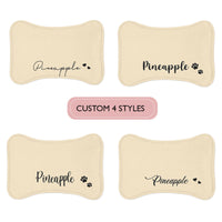 Thumbnail for Custom Name Pet Feeding Mat, Bone Shape