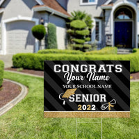 Thumbnail for Senior 2022 Graduation Lawn Sign With Stake