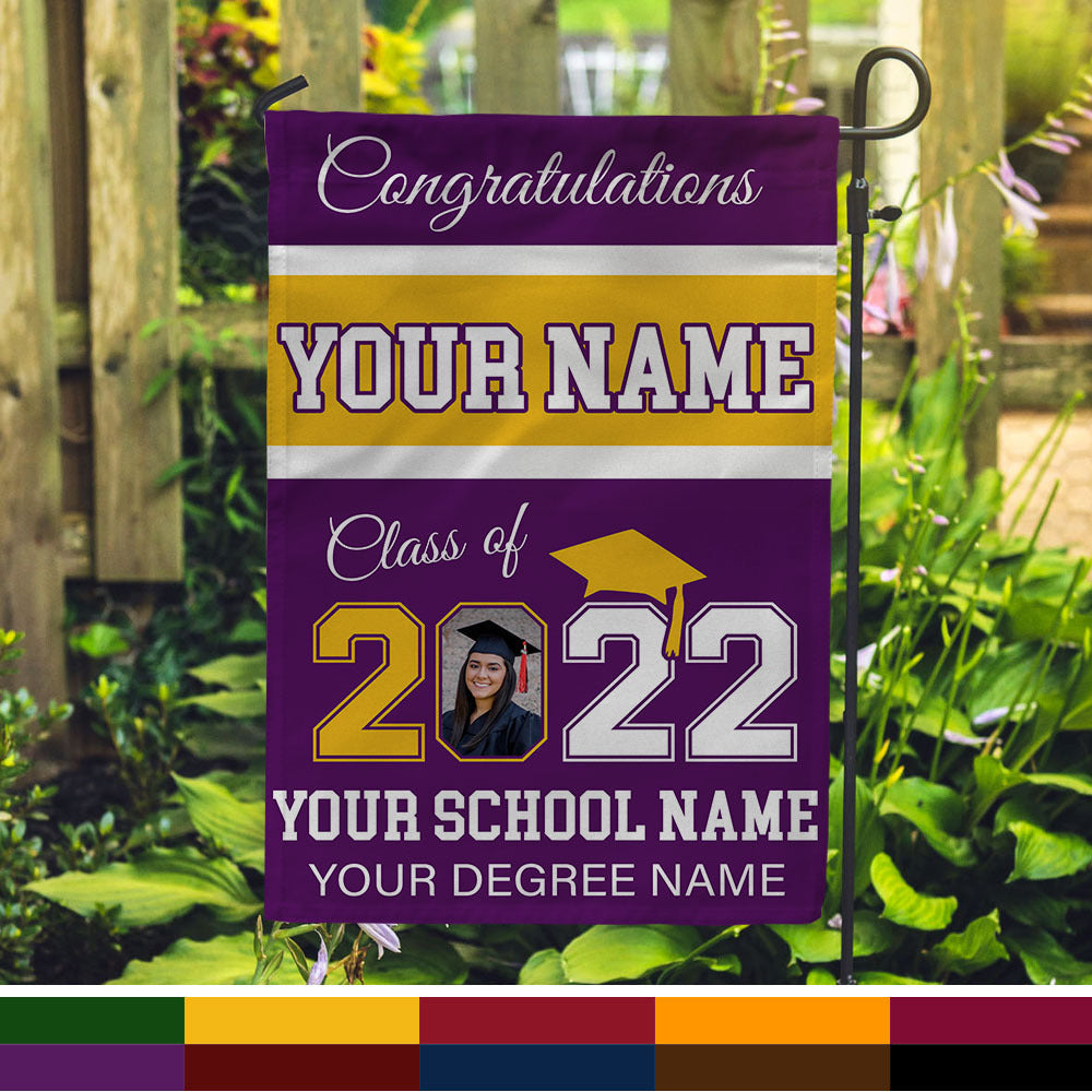 Congratulations Graduation Garden Flag, Graduation Gift