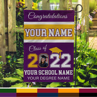 Thumbnail for Congratulations Graduation Garden Flag, Graduation Gift