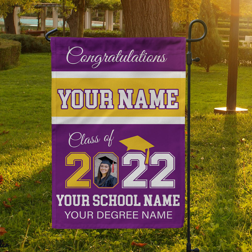 Congratulations Graduation Garden Flag, Graduation Gift