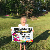 Thumbnail for Kindergarten Graduate Graduation Lawn Sign, Yard Sign