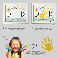 Thumbnail for You Are My Moonlight Dad Photo Frame, Kids Handprint Keepsake