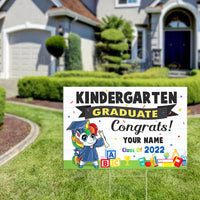 Thumbnail for Kindergarten Graduate Graduation Lawn Sign, Yard Sign