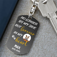 Thumbnail for No Longer By My Side But Forever In My Heart - Dogs Keychain Memorial Gift - Jonxifon