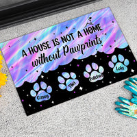 Thumbnail for Hologram Pawprints Pets Personalized Doormat - Jonxifon