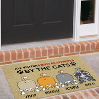 Thumbnail for All Visitors Must Be Approved By Cats - Funny Doormat For Cat Lovers - Jonxifon