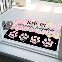 Thumbnail for Hologram Pawprints Pets Personalized Doormat - Jonxifon