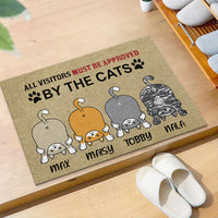 Thumbnail for All Visitors Must Be Approved By Cats - Funny Doormat For Cat Lovers - Jonxifon