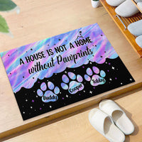 Thumbnail for Hologram Pawprints Pets Personalized Doormat - Jonxifon