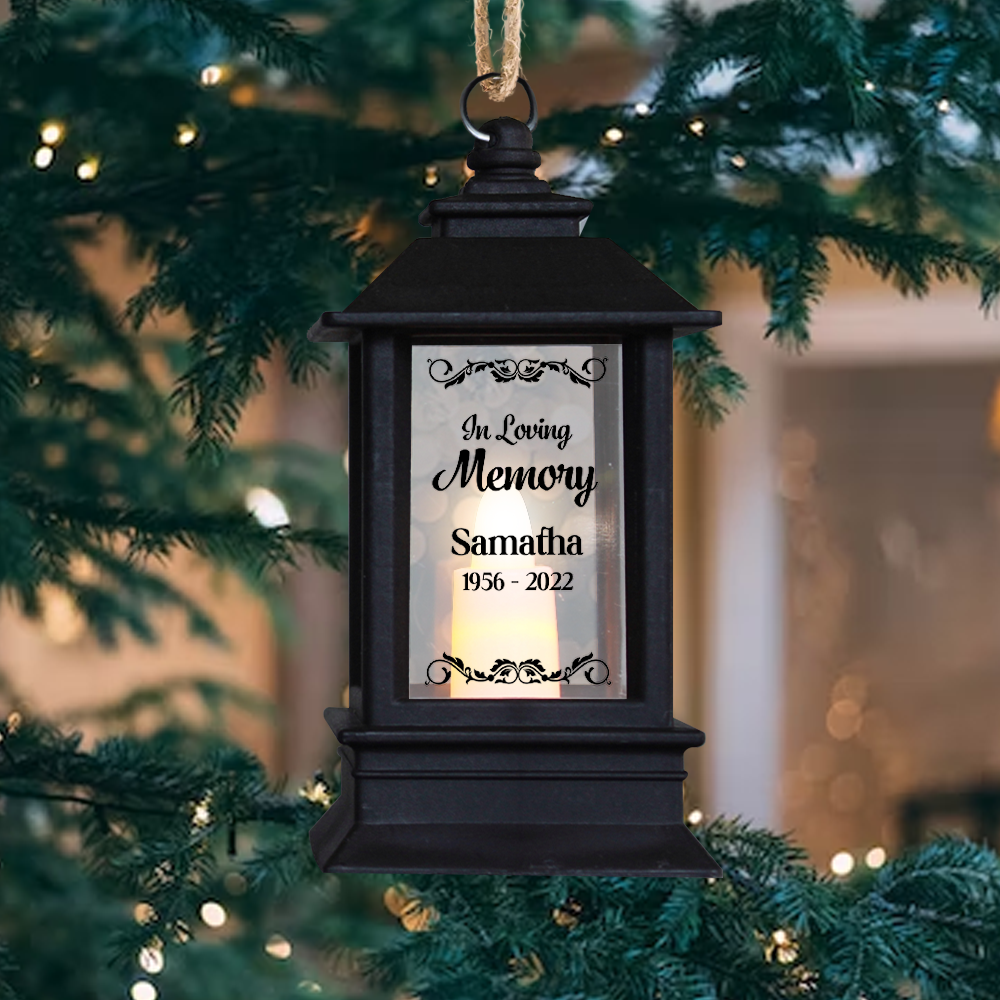 Custom There Are Some Who Bring A Light Photo Memorial Lantern, Sympathy Gift YHN-YEN