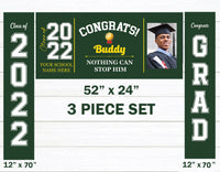 Thumbnail for 3 Piece Set Graduation Banner, Graduation Gift