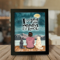 Thumbnail for Personalized Dog Mom Photo Frame, Gift for Dog Lovers Dung- Diep