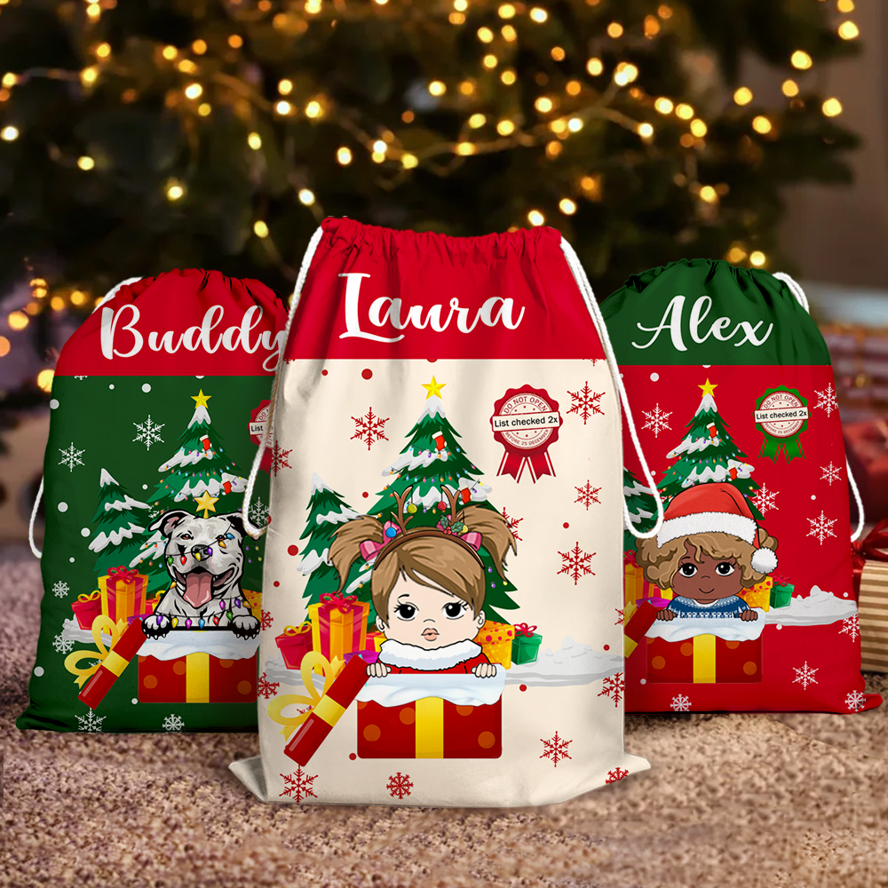 Christmas Tree Gift Delivery Christmas Bag, Christmas Gift For Children & Pets